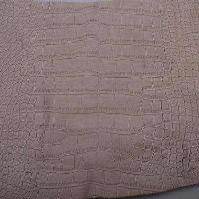 High Quality PU Leather w/Crocodile Skin Pattern