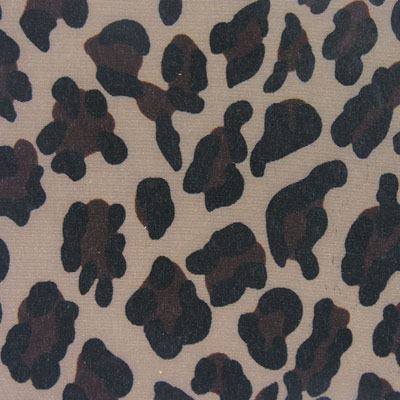 Microfibre with Leopard Skin Printing(Animal)