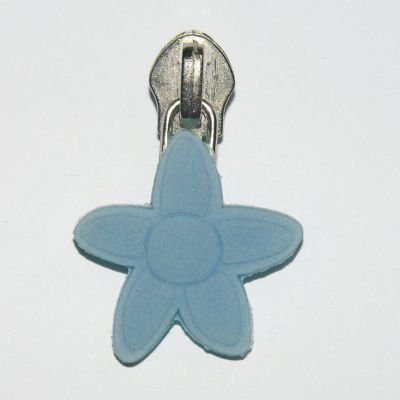 Tiny Flower Rubberized Zipper Pull