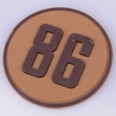 Round Rubberized Logo