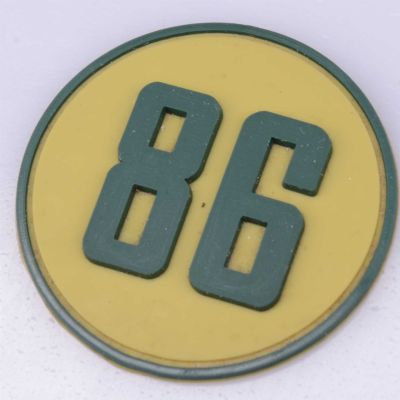 Round Rubberized Logo