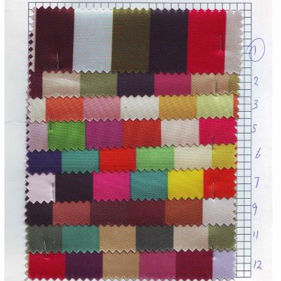 Satin Fabric w/Wide Multi-colour Stripe