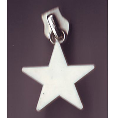 Rubberized Zip Pull in Star Shape
