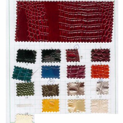 3D Croco Skin PU Leather