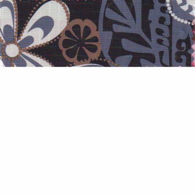 Fashion Floral Print Check Nylon