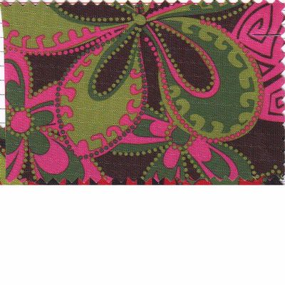 Fashion Floral Print Check Nylon