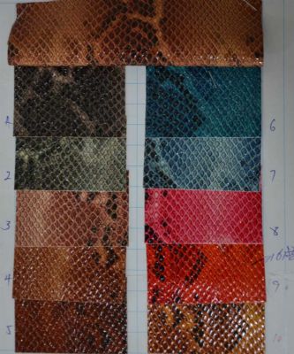 2014 Snake Skin PU Leather