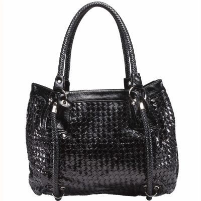 hand-woven leather handbags