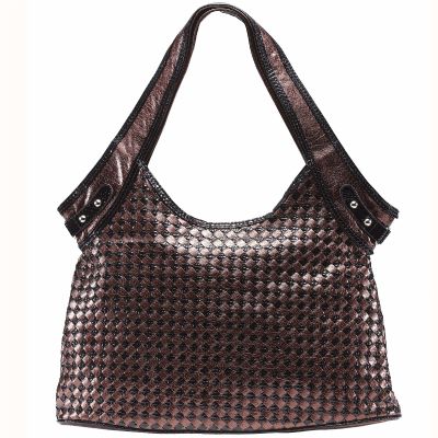 hand-woven leather handbags