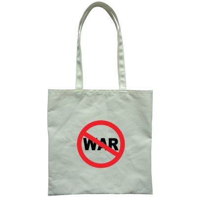 Monogrammed Canvas Tote Bag with Slogan or Logo