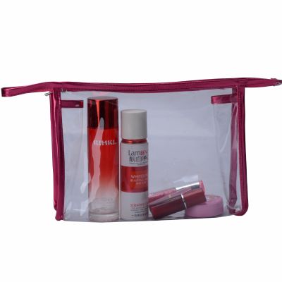 Transparent Cosmetic Bag Monogrammed
