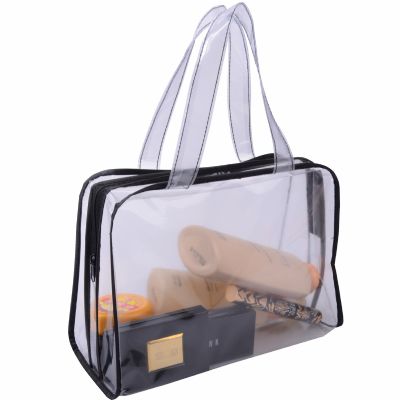 Vinyl Clear PVC Cosmetic Handbag Personalised