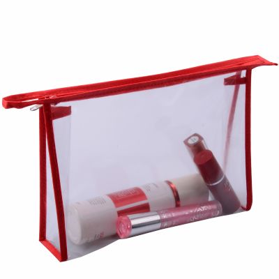 Basic Clear Vinyl PVC Cosmetic Bag