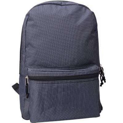 Classic Style Nylon Check Backpack