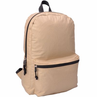 Classic Style Nylon Check Backpack