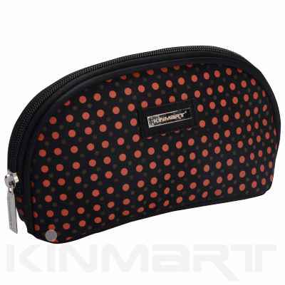 Small Personalized Polka Dots Cosmetic Pouch
