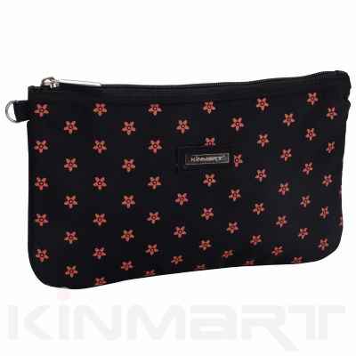 Floral Monogammed Cosmetic Pouch