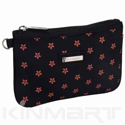 Small Printed Cosmetic Pouch Monogrammed