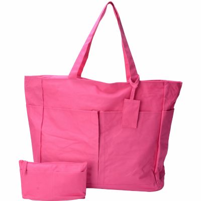 Monogrammed Polyester Shopping Bag