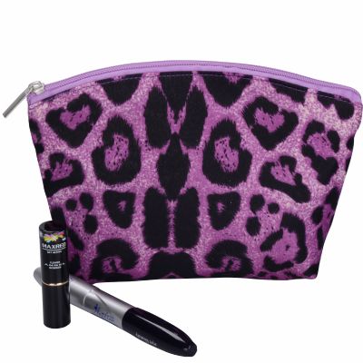 Leopard Print Design Cosmetic Pouch Personalized