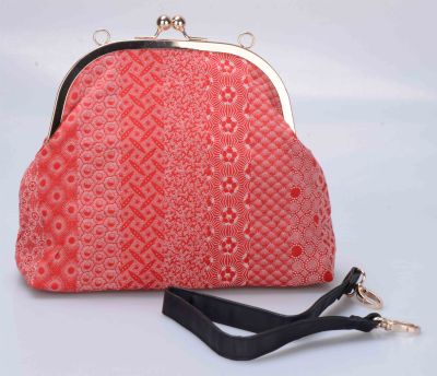 Small Clip Clutch Purse with Handle