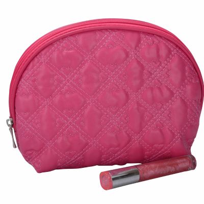 Embroidery Quilted Cosmetic Bag Monogrammed