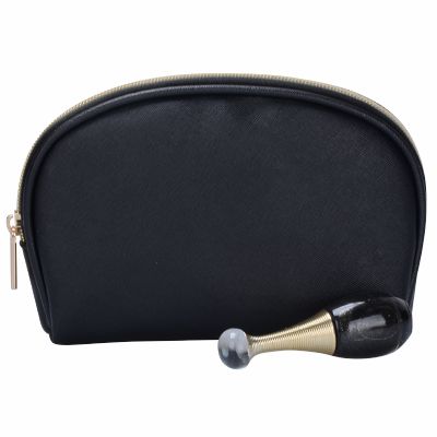 Soft PU Half Moon Shape Cosmetic Pouch