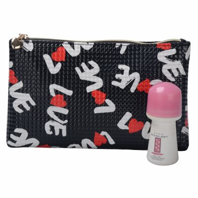 Personalized LOVE Pattern Cosmetic Bag