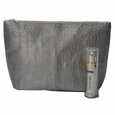 Large Croc Cosmetic Pouch Monogrammed