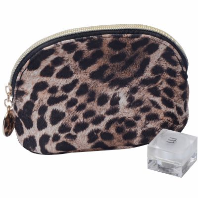 Small Tiger Skin Cosmetic Pouch