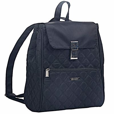 Quilt Bacakpack with Magnetic Button Closure