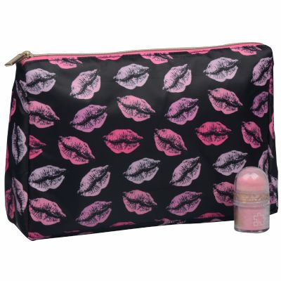 Toiletry Pouch Monogrammed Sexy Lip Pattern