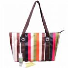 Monogrammed Stripe Shopper Bag