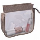 Luxury Vinyl Clear Bag Matching with PU Leather