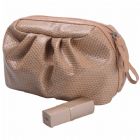 High Quality PU Leather Cosmetic Pouch Monogrammed