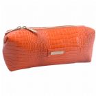 Croco Pattern Cosmetic Pouch Personalized
