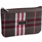 Personalized Checked Cosmetic Pouch