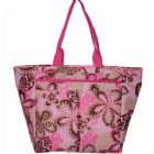 Floral Monogrammed Shopping Bag