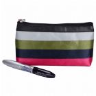 Monogram Small Striped Cosmetic Pouch