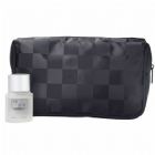 Mens Checkered Style Toiletry Bag