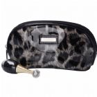 Small Leopard Personalised Print Cosmetic Pouch