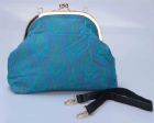 Small Clip Clutch Purse with Handle