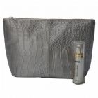Large Croc Cosmetic Pouch Monogrammed