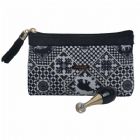 Print Cosmetic Bag with Luxury Zipper Pull
