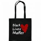 Canvas Tote Bag Monogrammed Black Lives Matter(BLM)
